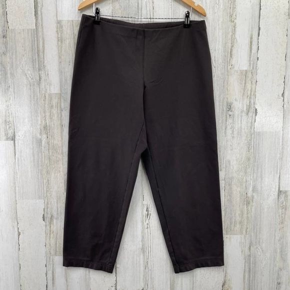 Eileen Fisher Pants - Eileen Fisher Black Straight-Leg Trousers